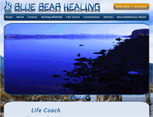 Tablet Screenshot of bluebearhealing.com